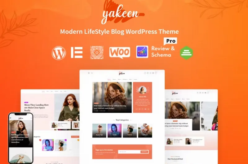 Yakeen – Lifestyle Blog WordPress Theme
