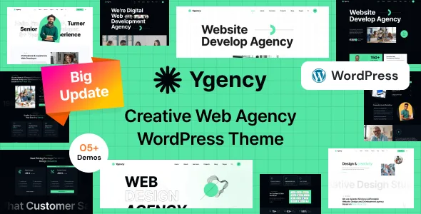 Ygency – Web Design Agency Elementor WordPress Theme