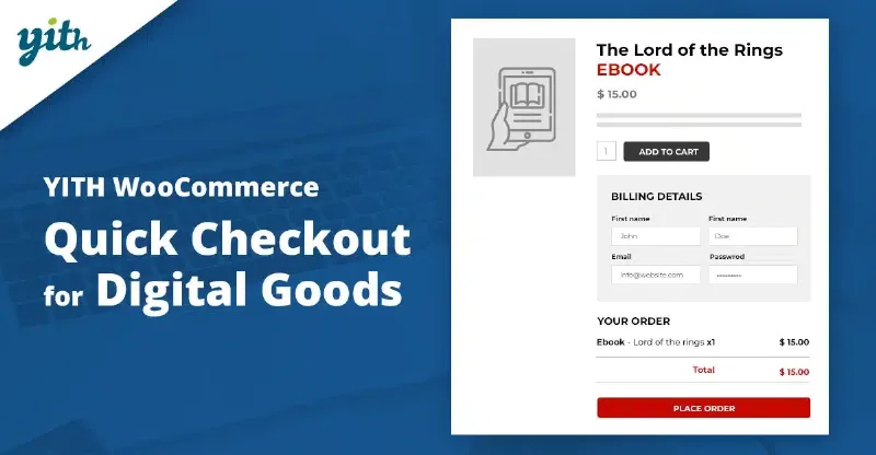 YITH WooCommerce Quick Checkout for Digital Goods Premium