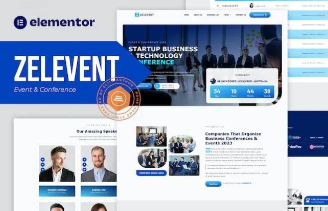 Zelevent – Event & Conference Elementor Template