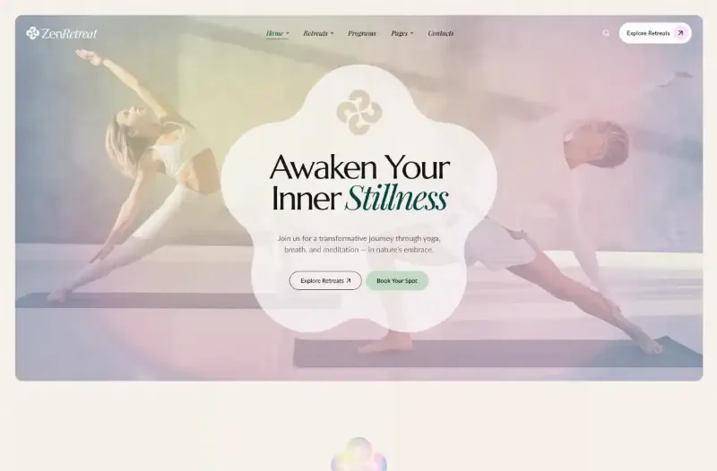 Zen Retreat - Wellness Resort, Spa & Yoga Theme