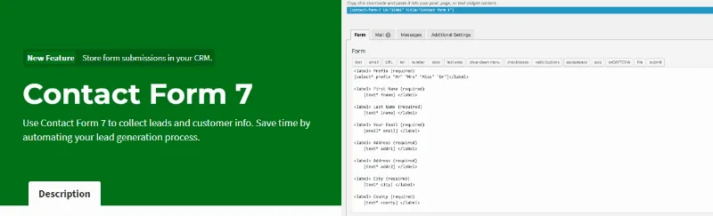Zero BS CRM Extension: Contact Form 7 Connector