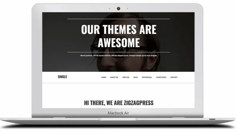 ZigZagPress Single WordPress Theme