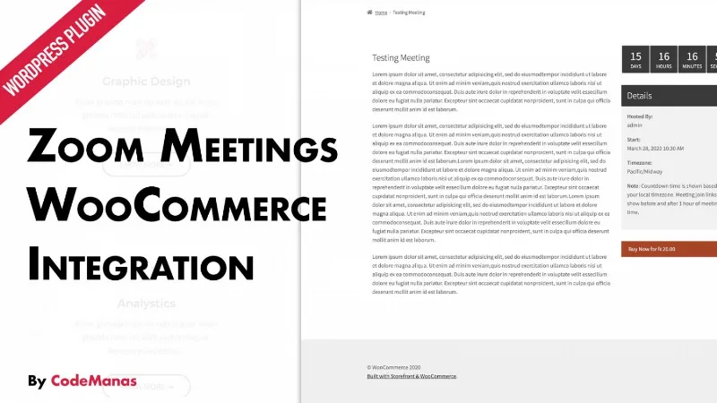 Zoom Integration for WooCommerce