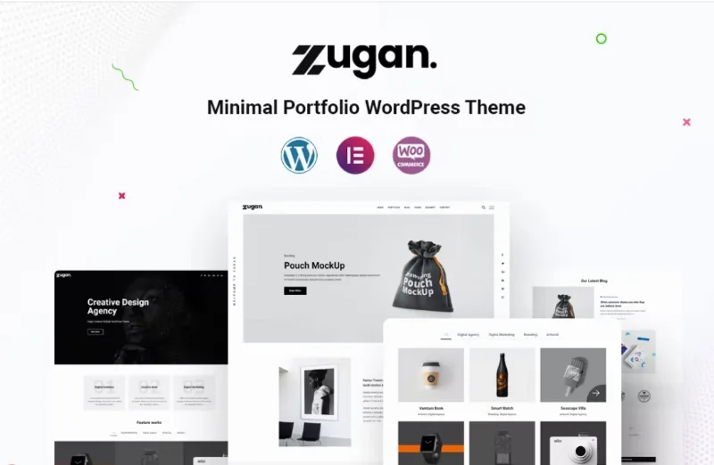 Zugan – Minimal Portfolio WordPress Theme